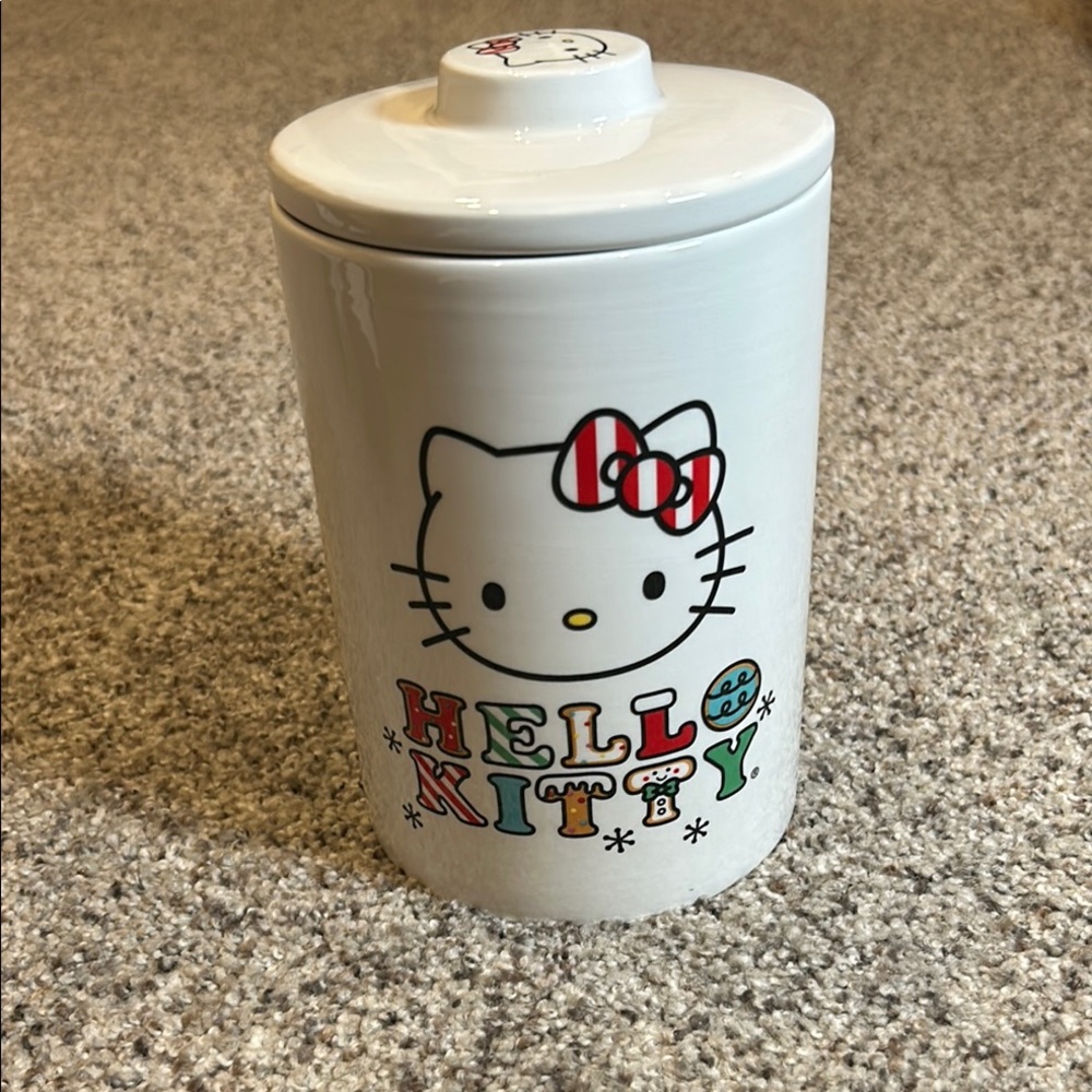 Hello Kitty Super Cute Print Jar - NEW